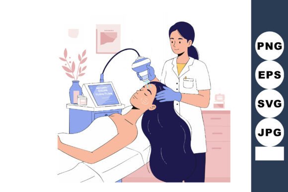 Download Woman Receiving Hydrafacial Skin Treatme - Skin Collection