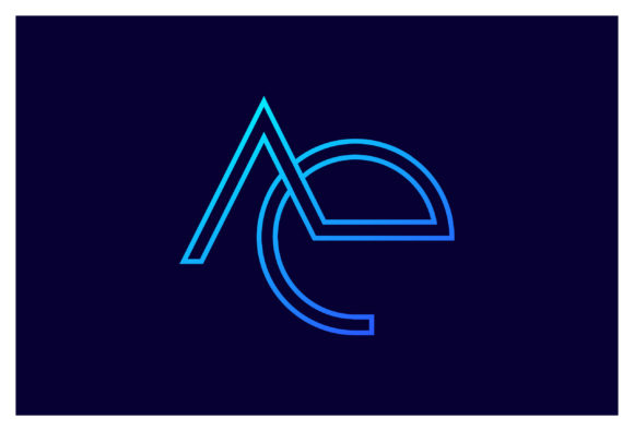 Download AE Initial Letters Modern Identity Logo - Letters Collection