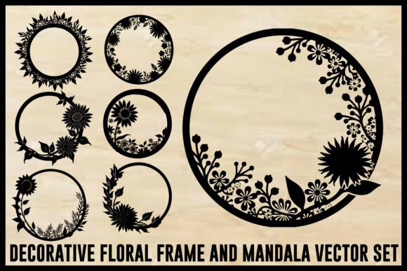 Download Vintage Floral Laser Cut Ornamental Fram - Ornament Collection