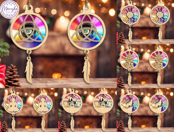 Download Dreamcatcher Ornament SVG Bundle - Ornament Collection
