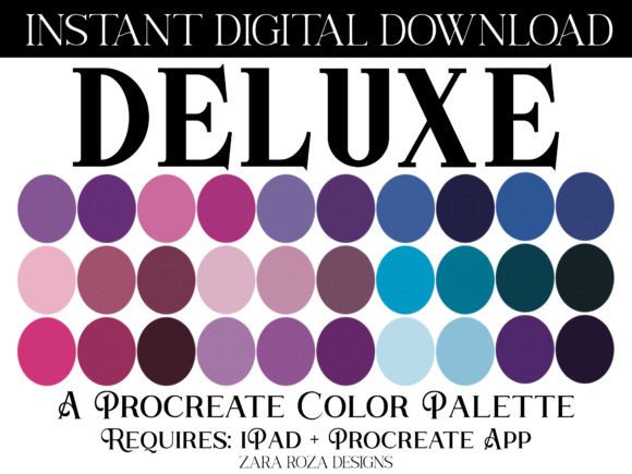 Download Deluxe Procreate Color Palette - Premium Resources