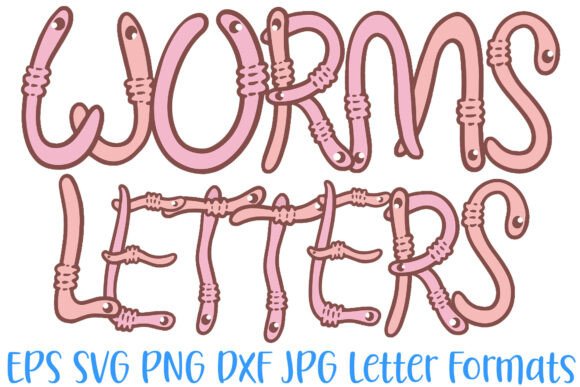 Download Worm Letters Font Comic Wiggly Letters - Letters Collection