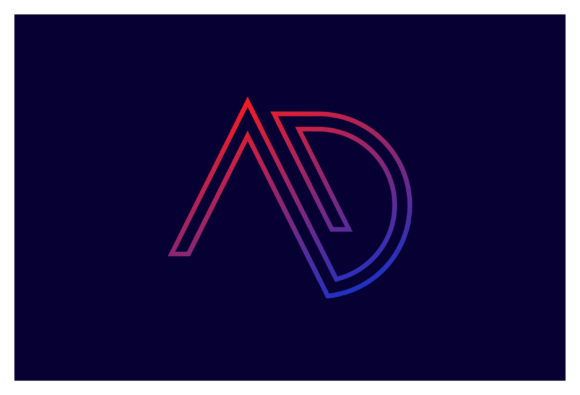 Download AD Initial Letters Business Company Logo - Letters Collection