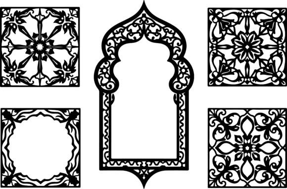 Download Islamic Ornamental Frame Bundle - Ornament Collection